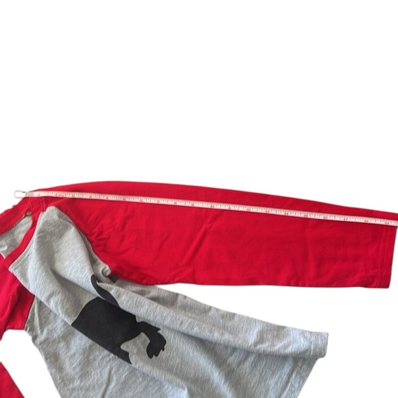 Red and Gray Dinosaur Long Sleeve Shirt - Picture 7 of 8